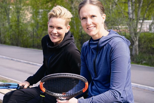 Tennishallen har blivit nya lunchhänget Tennishallen har blivit nya lunchhänget