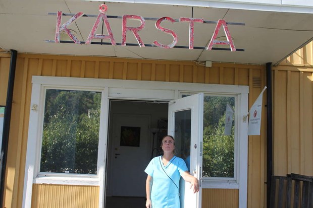 Nu lmnar sista fretagaren Krstas stationshus