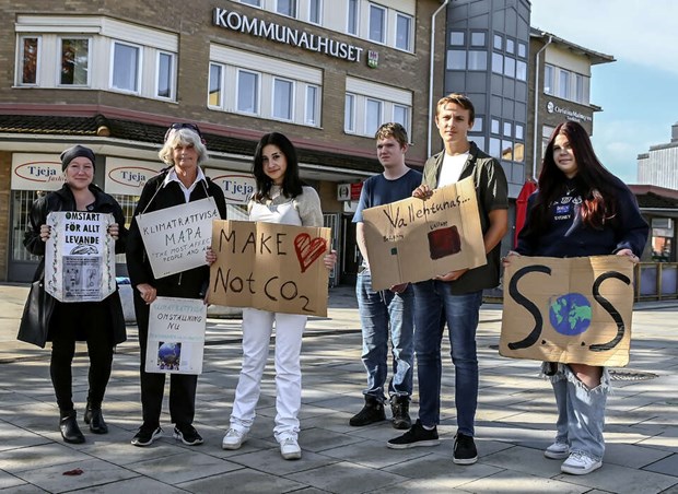 Vallentuna hngde p       med klimatfredag