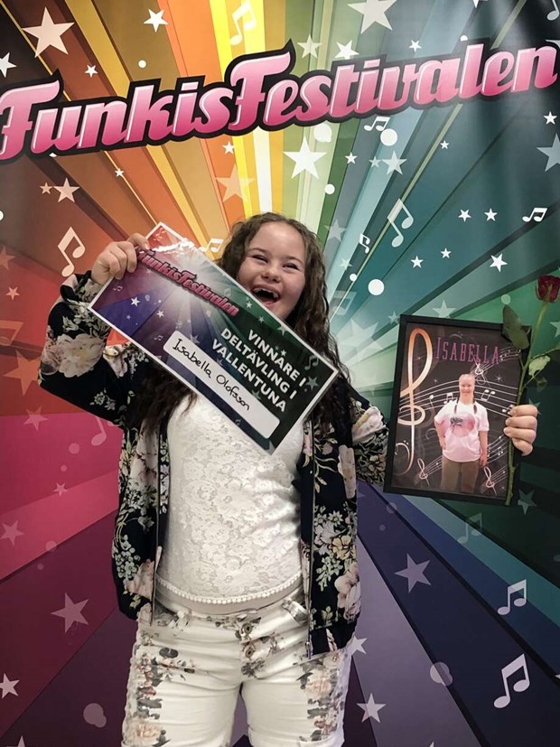 Isabella Olofsson vann Funkisfestivalen Isabella Olofsson vann Funkisfestivalen