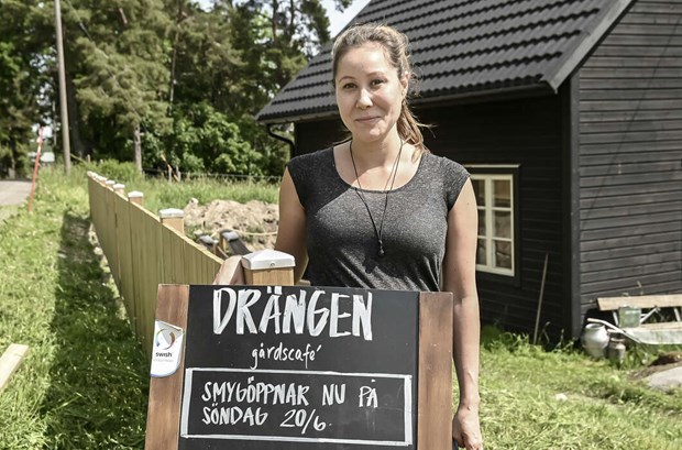 Nyöppnat fik vid Foderby gård Nyöppnat fik vid Foderby gård