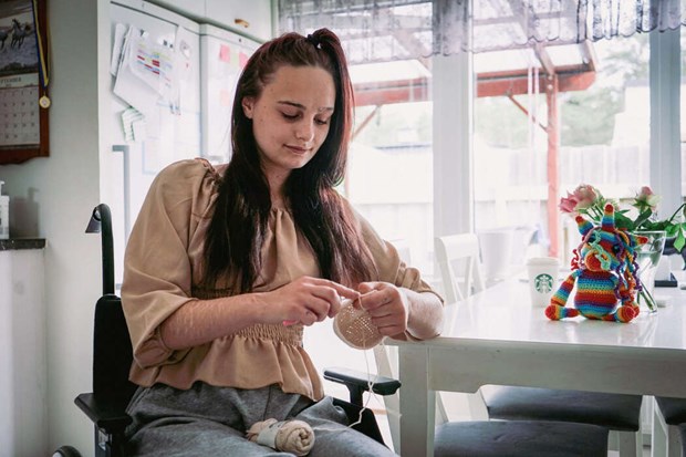 Sjukstugan blev virkarverkstad Sjukstugan blev virkarverkstad