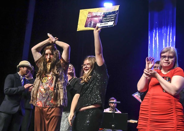 Filippa vann med ett glittrande framtrdande