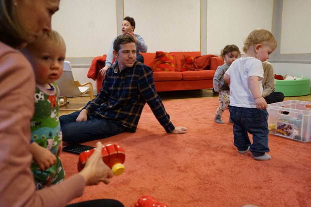 Gott om pappor på Vallentuna öppna förskola Gott om pappor på Vallentuna öppna förskola