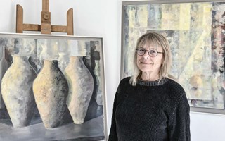 Nu visas Leif Wideryds konst p Galleri Freja