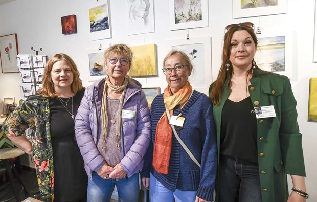 Fyra konstn�rer under samma himmel