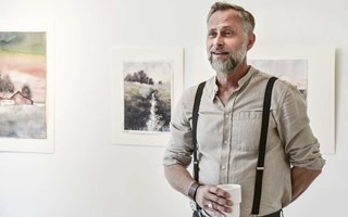 Fltbiologen Bjrn stller ut p Konstkuben