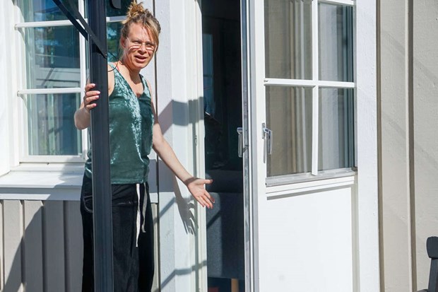 Rven raskade sig in i villa i Uthamra