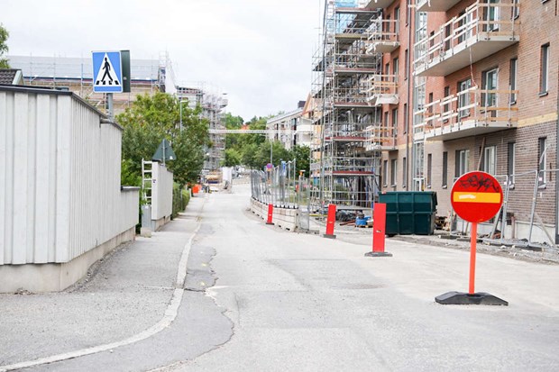 Grdesvgen stngs av i drygt tv mnader