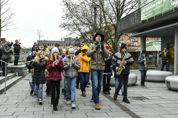 Fullt s nr Kulturskolan firade i Kulturhuset