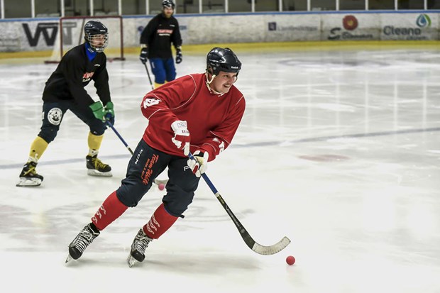 Bandygubbarna ska ha roligt 