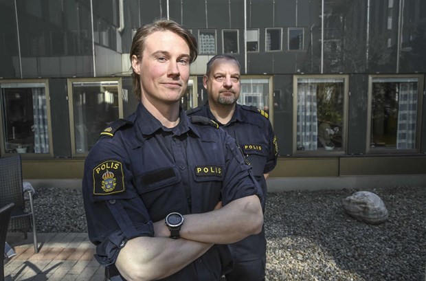 Han r Vallentunas nya kommunpolis