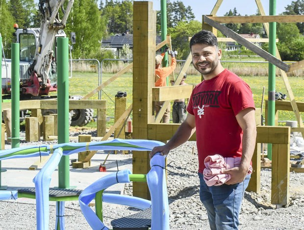 Nya arenan fr spontanidrott vid Snapptunafltet snart klar