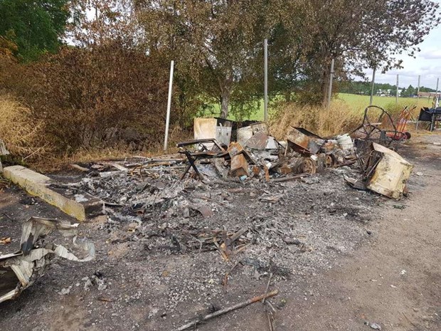 Branden i Lilla Mörby: Jörgen förlorade sitt hem Branden i Lilla Mörby: Jörgen förlorade sitt hem