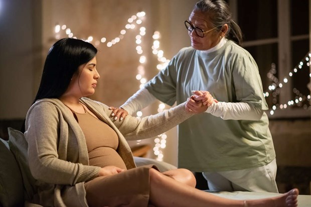 Barn dog vid hemfrlossning 