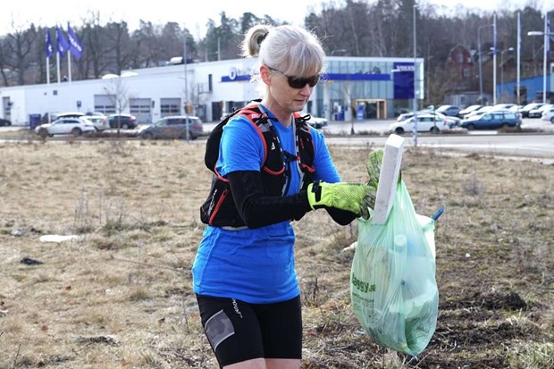 Personlig miljkamp med dagligt ploggande