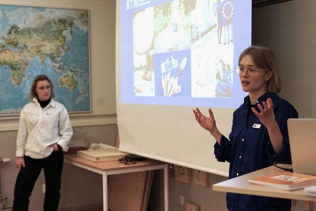 Elever fick snabbkurs i EU infr valet