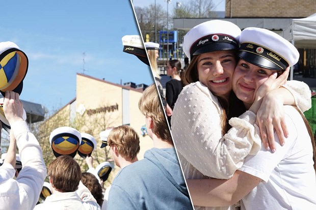 Festlig stmning p rets mssptagning 