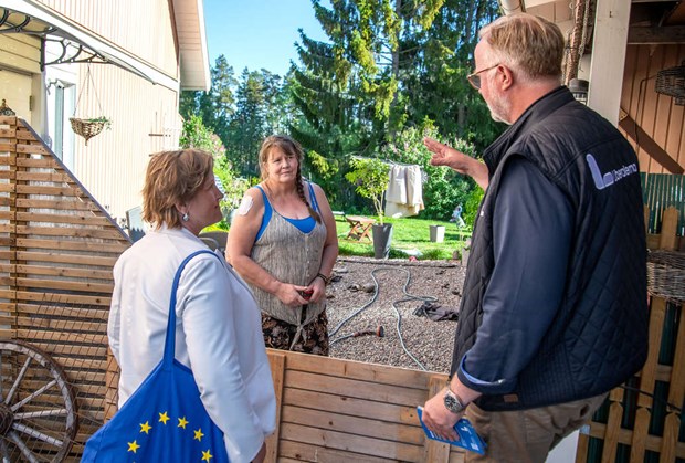 ”Demokratifest” när toppolitikerna knackade dörr ”Demokratifest” när toppolitikerna knackade dörr