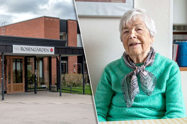 Anna-Greta f�r sin efterl�ngtade trapphiss