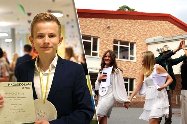 Hannes kämpande gav reslutat - klarade A i alla ämnen Hannes kämpande gav reslutat - klarade A i alla ämnen