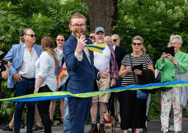 Våtmarksparken invigd med pompa och ståt Våtmarksparken invigd med pompa och ståt