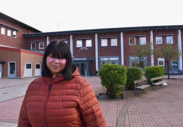 Vallentunabon Tilde, 18, förebild på Tiktok Vallentunabon Tilde, 18, förebild på Tiktok