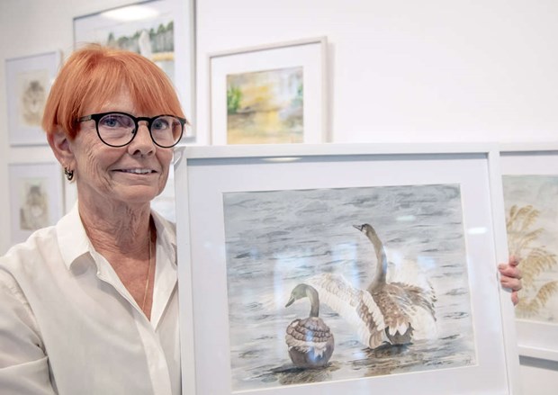 Rania Holm fångar djurens rörelser i sina konstverk Rania Holm fångar djurens rörelser i sina konstverk