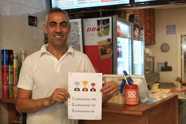 Kollegorna sl�t upp under 30-�rsjubil�et