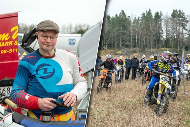 Spontan motorglädje på stubbåker i Frösunda Spontan motorglädje på stubbåker i Frösunda