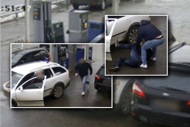 Hr attackerades en ldre man p macken