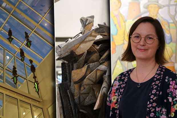 terbruk av konst pryder nya kommunhuset