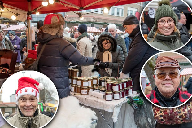 Välbesökt julmarknad i Vallentuna centrum Välbesökt julmarknad i Vallentuna centrum