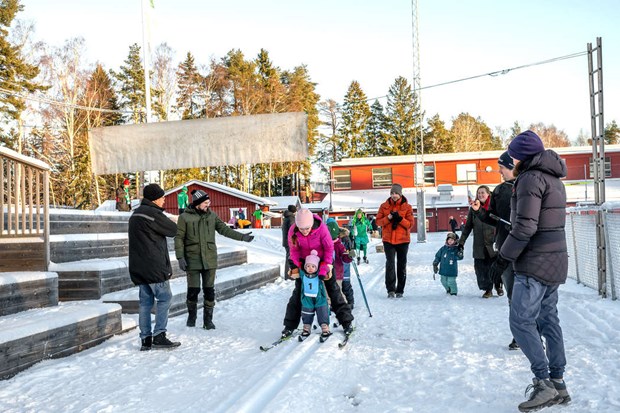 Tunt sn�lager r�ddade Barnens Vasalopp