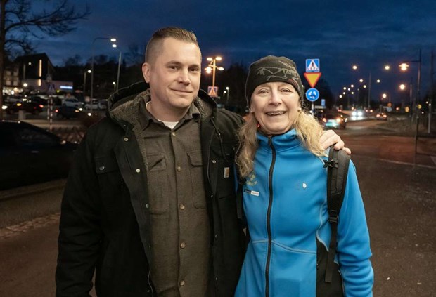 Brandmannen Lars blev Carinas r�ddande �ngel