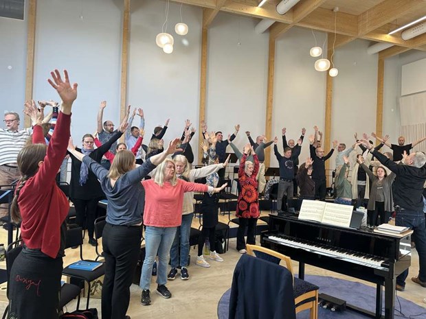 Körerna förenas i Bachs Johannespassion Körerna förenas i Bachs Johannespassion