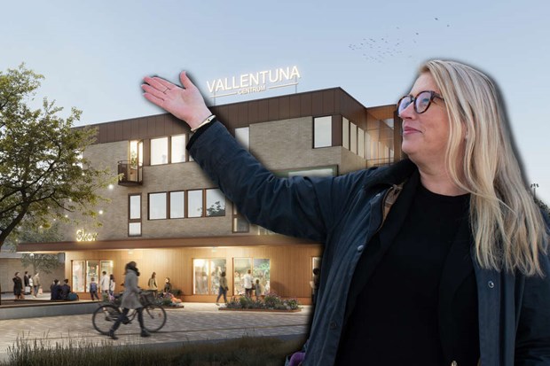 Efter kommunflytten � Tunahuset blir centrums framsida