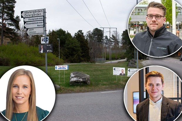 Skyltkrig bland mäklare i Vallentuna Skyltkrig bland mäklare i Vallentuna