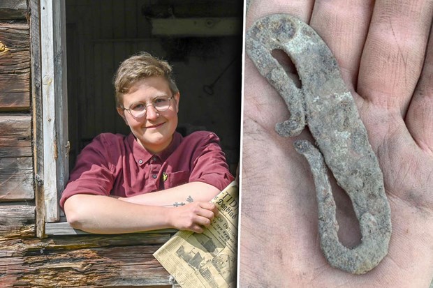 Hittade eldst�l fr�n vikingatiden � F�r hittel�n