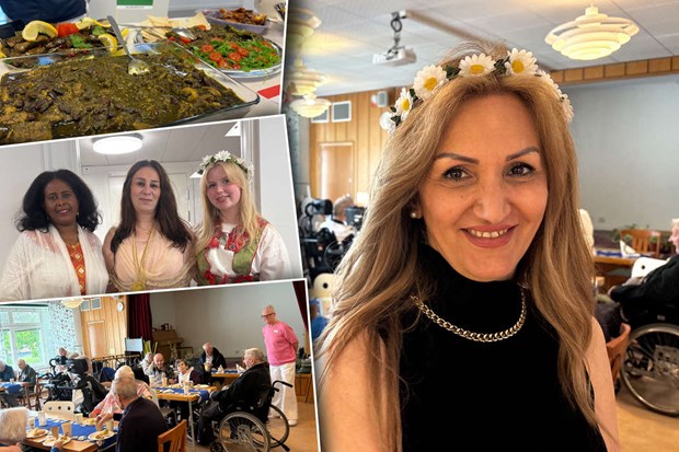 Världen kom till Väsbygården Världen kom till Väsbygården