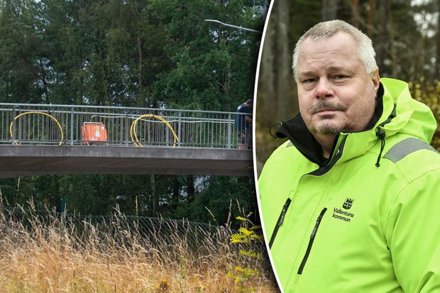 Bron vid Kvarnbadet dröjer – ny tidsplan för reperation Bron vid Kvarnbadet dröjer – ny tidsplan för reperation