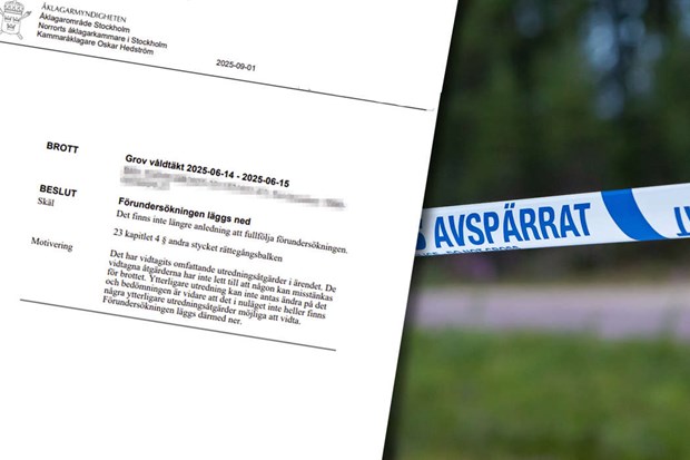 Förundersökningen läggs ner Förundersökningen läggs ner