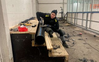 Endast en ishall i bruk  850 aktiva drabbas