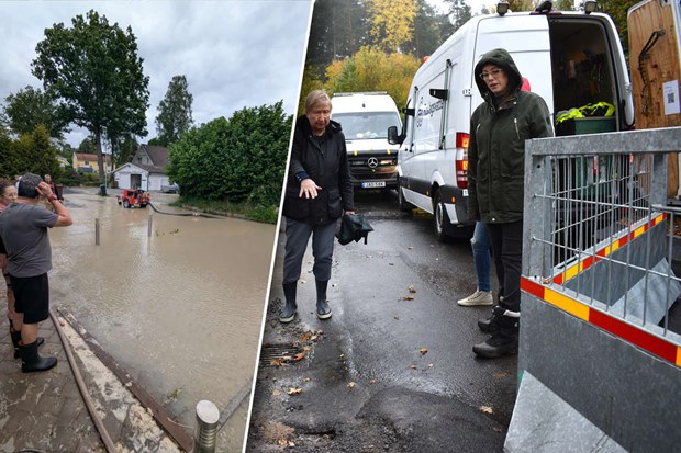 Efter femte översvämningen har grannarna tröttnat Efter femte översvämningen har grannarna tröttnat