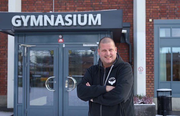 Nu hlls gymnasiets entr lst