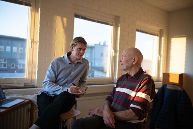 Journalisten Marcus Andersson satsar p livsden