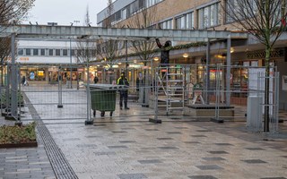 Bron i centrum har rivits � beh�vdes inte l�ngre