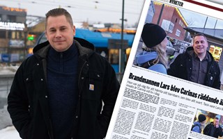 Lars r�ddade tv� liv � nu vill han ge mer