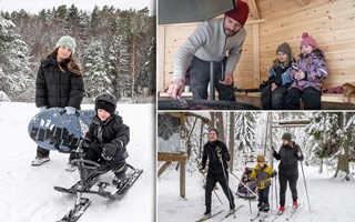 GUIDE: Här hittar du snölek i Vallentuna för hela familjen