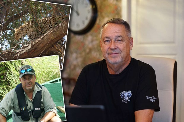 Brottbybon Per bygger camp p� savannen